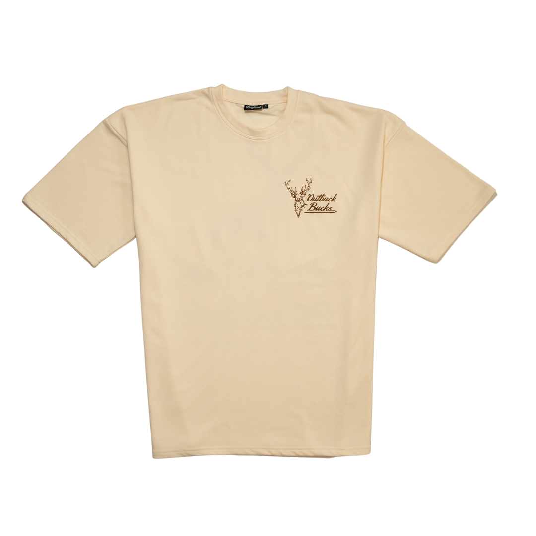 Outback Bucks O/S Tee Cream