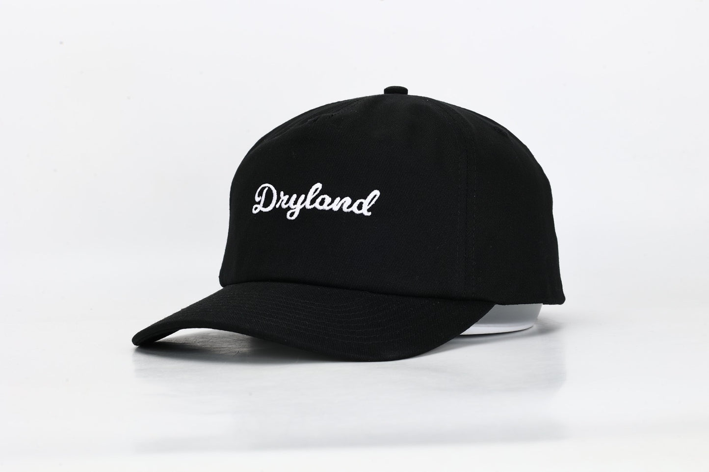 Embroidered Black Snapback
