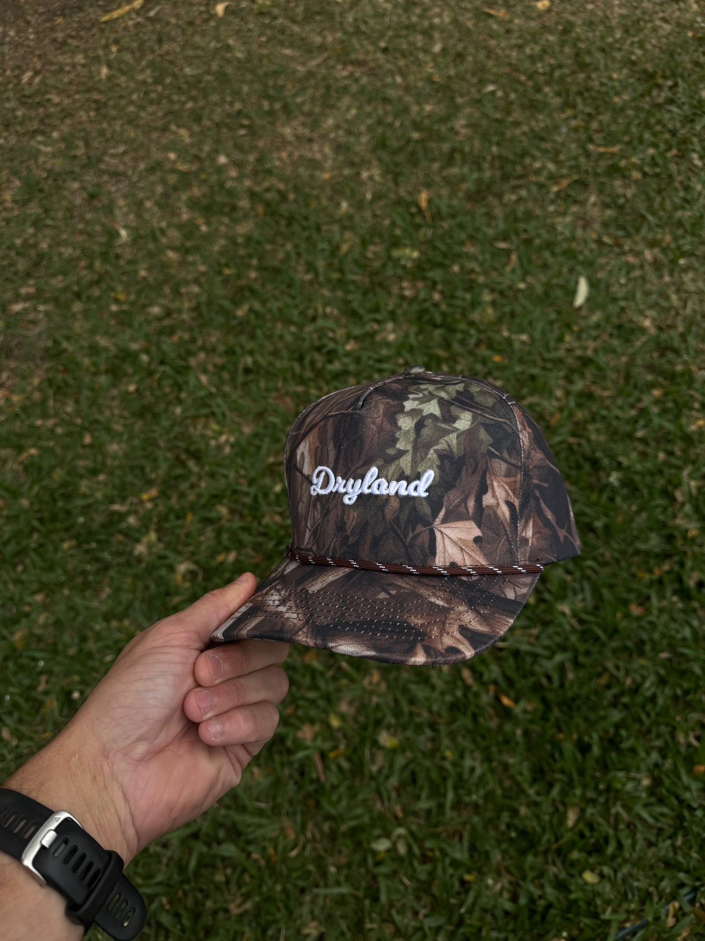 Branded Camo Baseball Cap