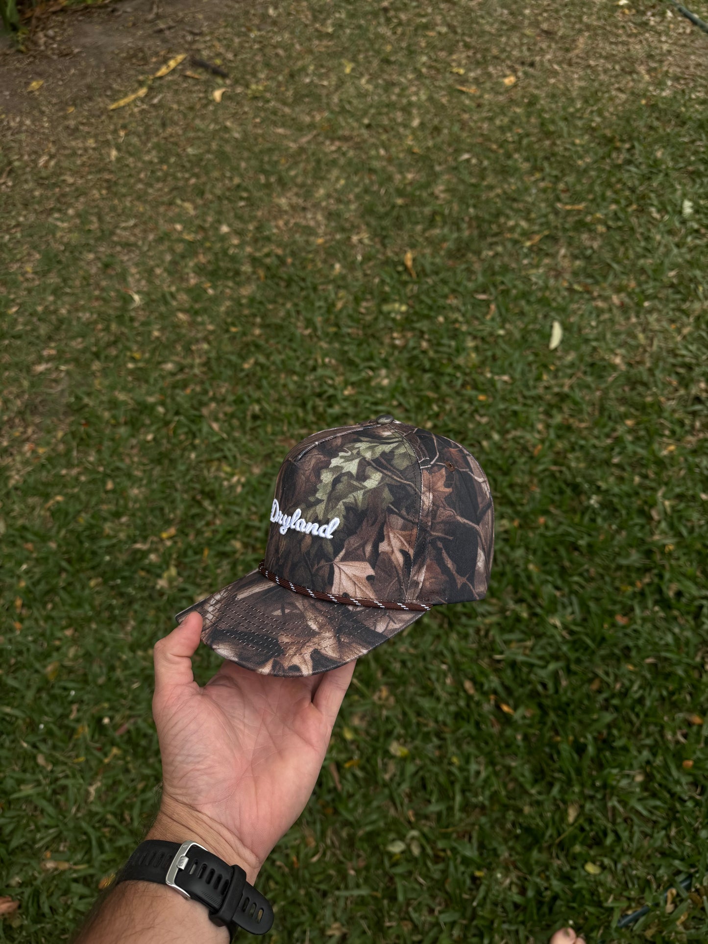 Branded Camo Baseball Cap