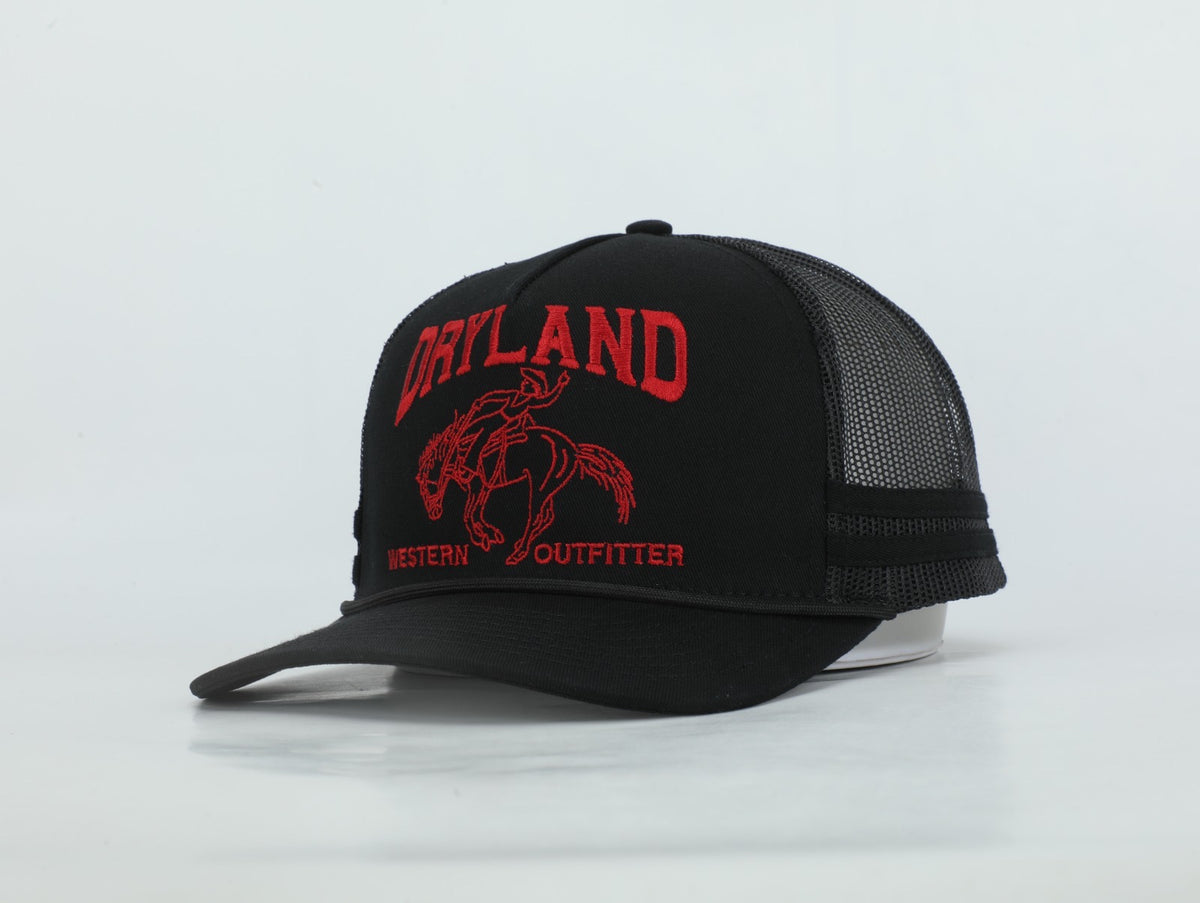 Western Outfitter Trucker Black/Red