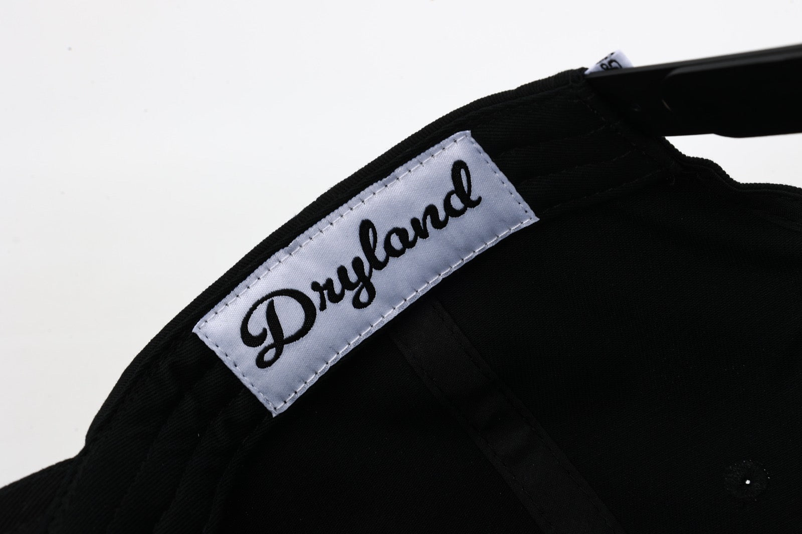 Embroidered Black Snapback