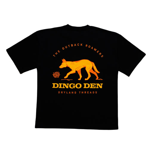 DINGO DEN O/S Tee Black