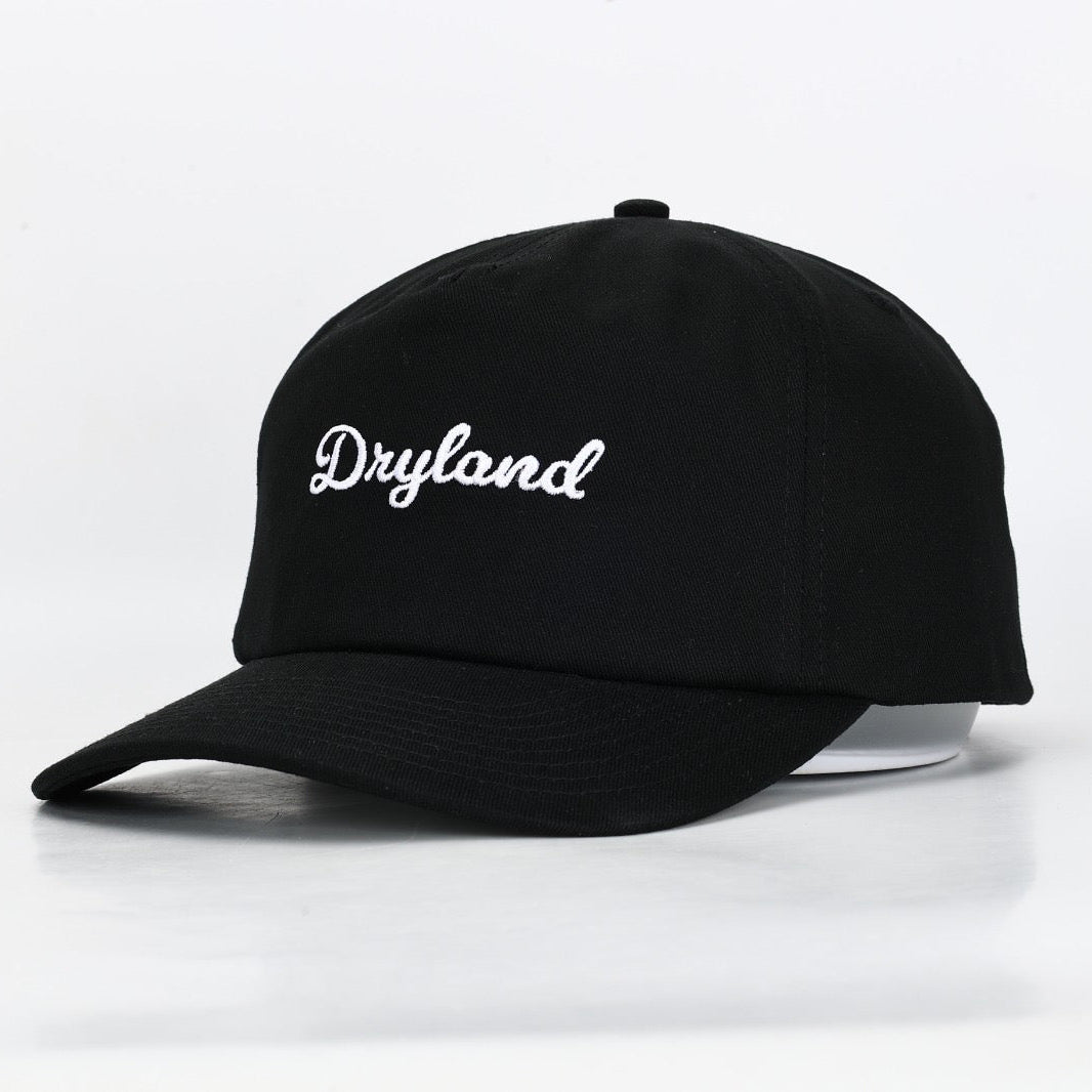 Embroidered Black Snapback