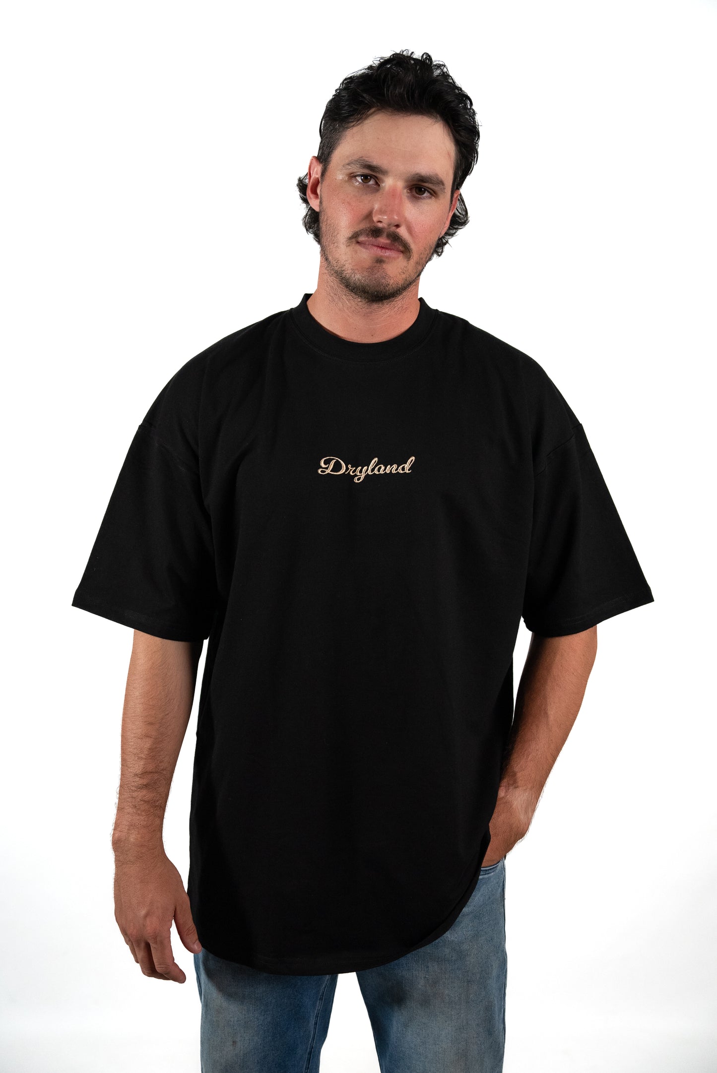 Dryland O/S Tee Black