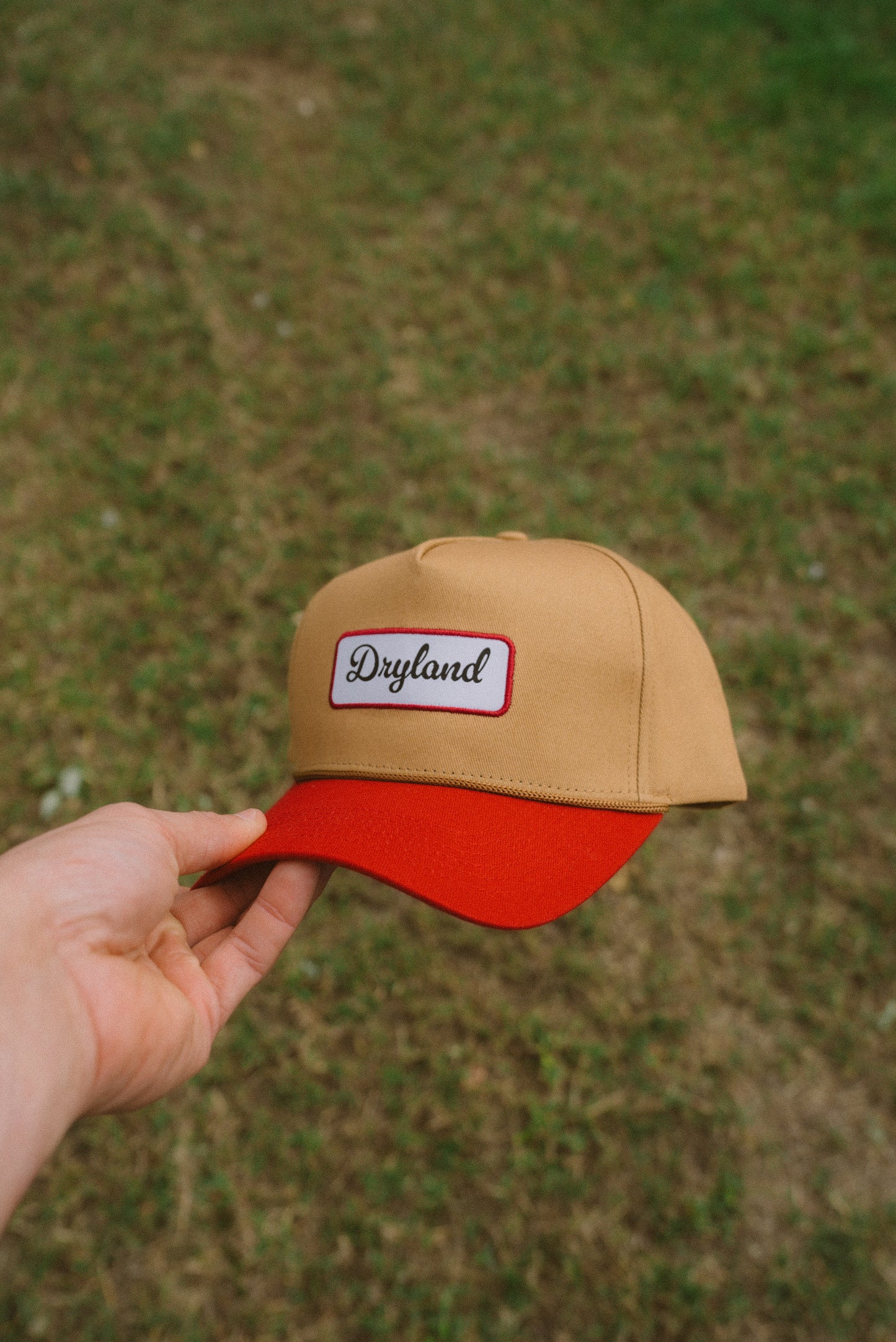 Dryland Snapback Red/Tan