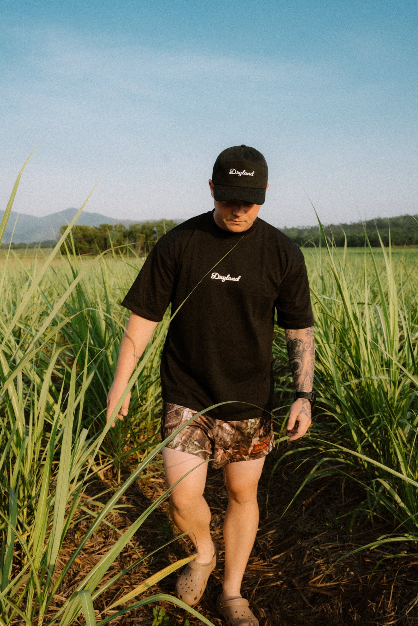 Embroidered Black Snapback
