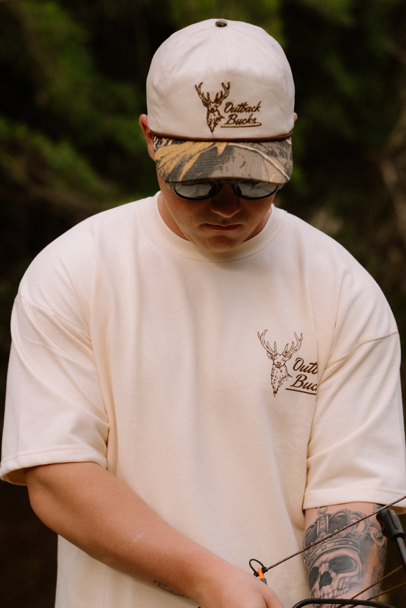 Outback Bucks O/S Tee Cream