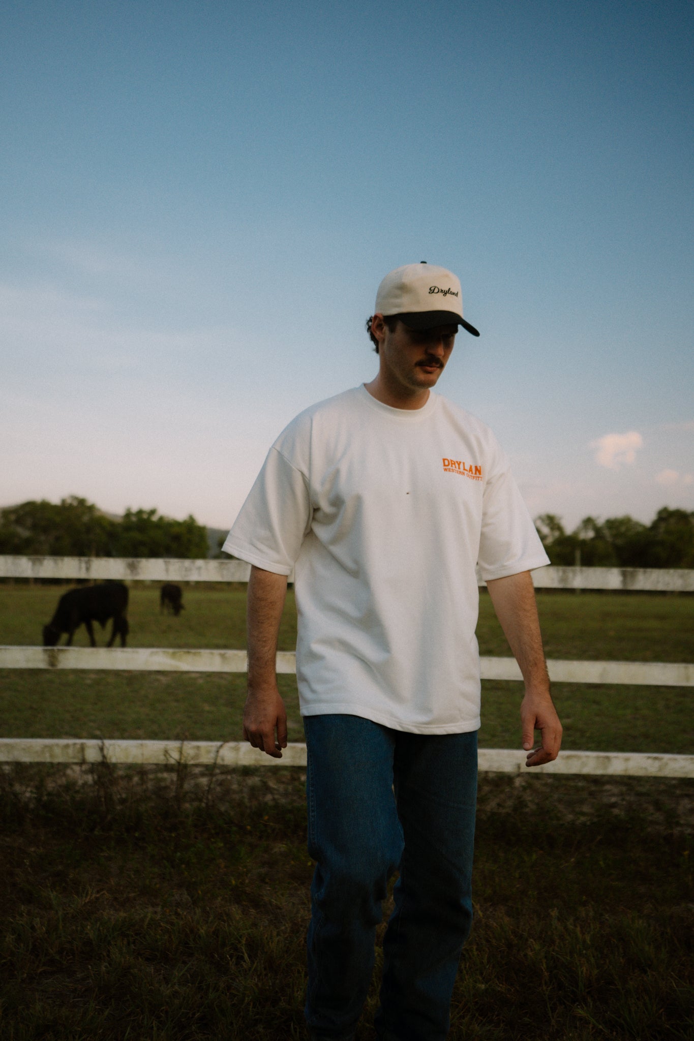 Embroidered Black/ White Snapback