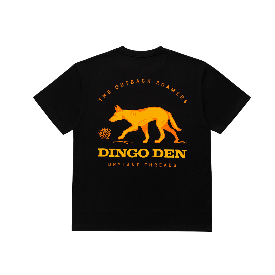 Dingo Den O/S Tee Black
