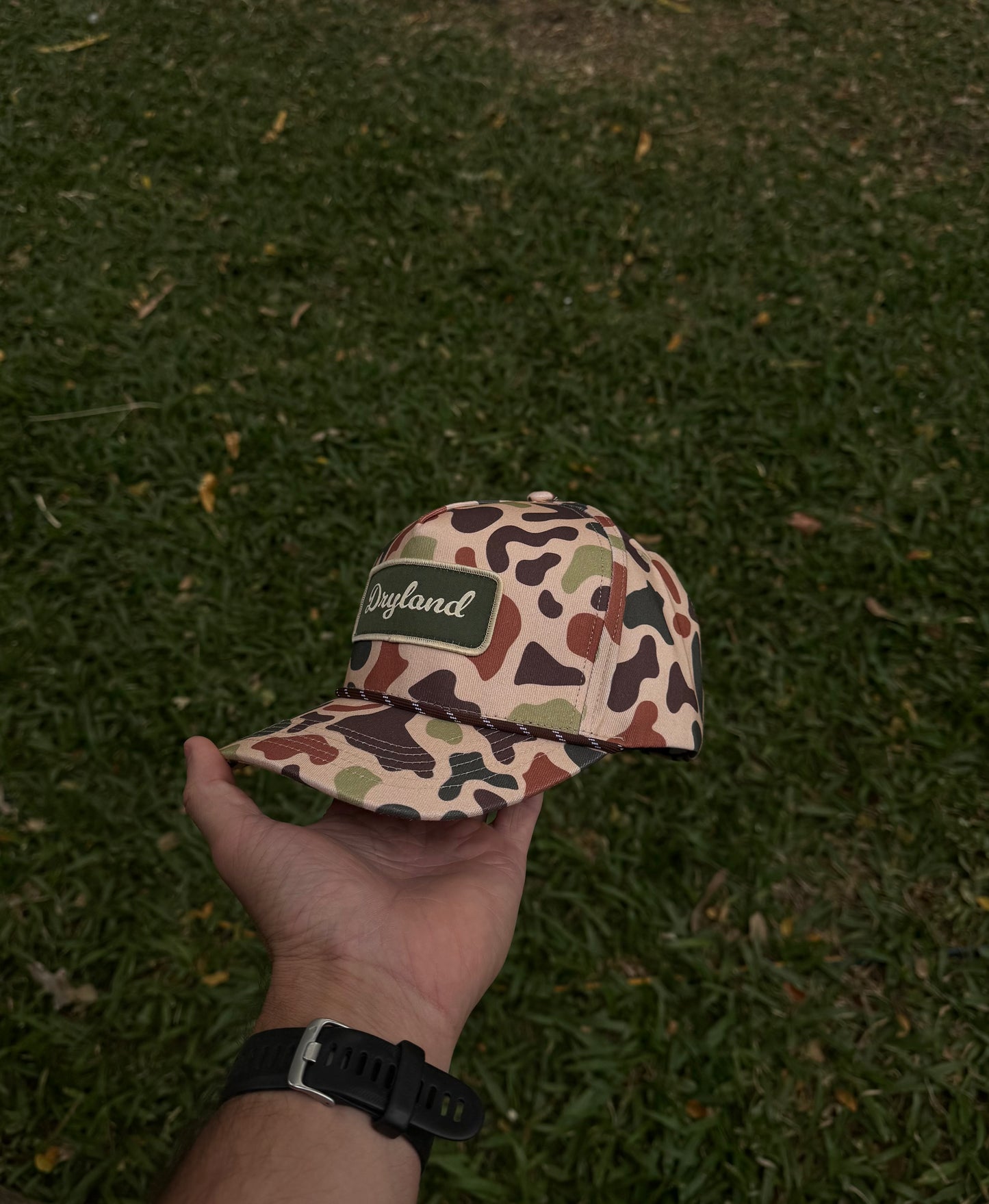 Duck Camo Patch Baseball Cap