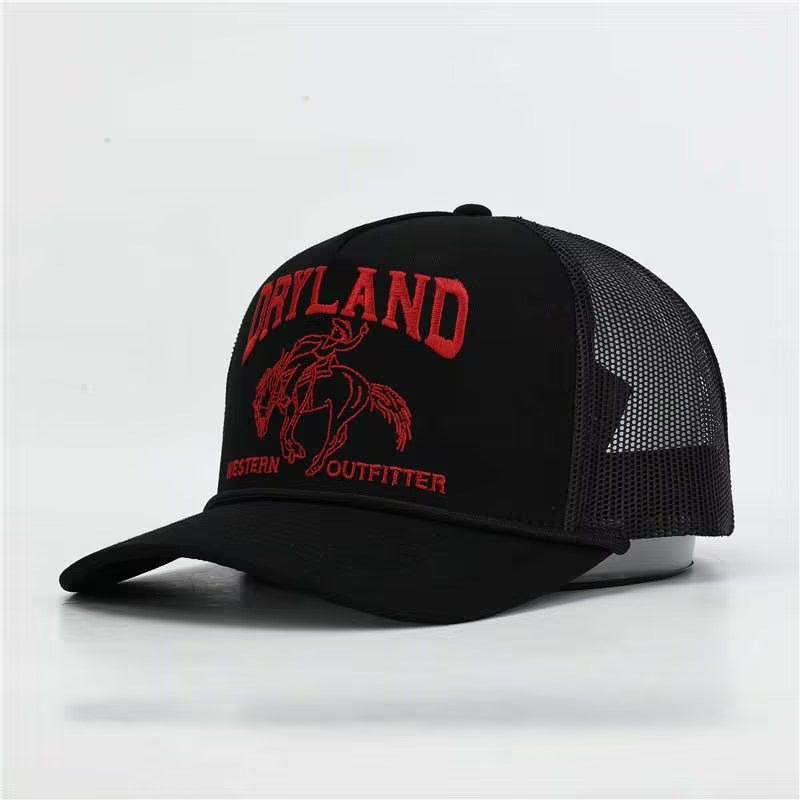 Western Outfitter Trucker Black/Red